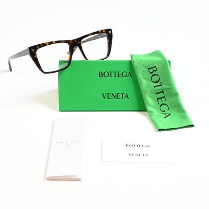 Bottega BV1258O 002 Unisex Authentic Eyeglasses Havana, 53mm - New