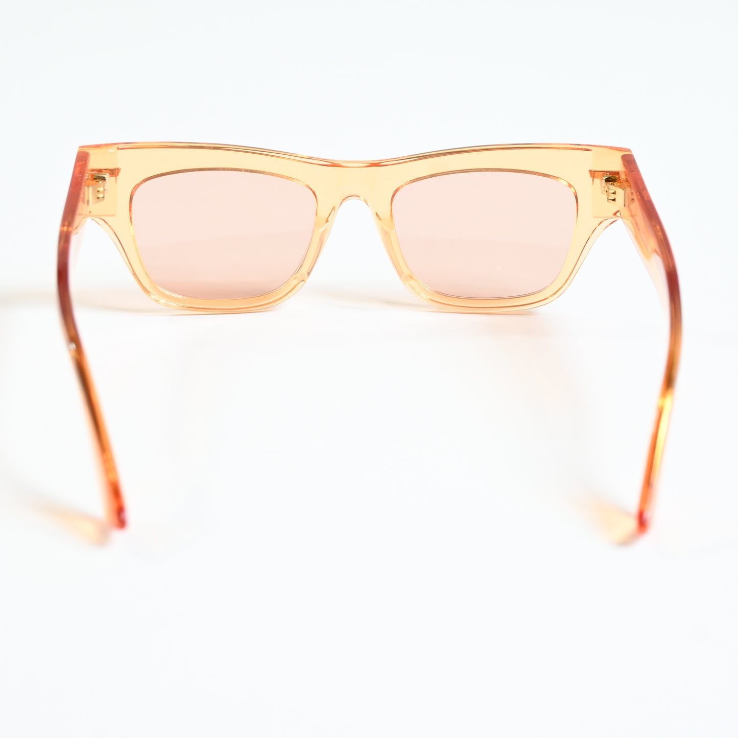 Bottega BV1122S 007 Womens Authentic Sunglasses Clear Orange, 51mm - New