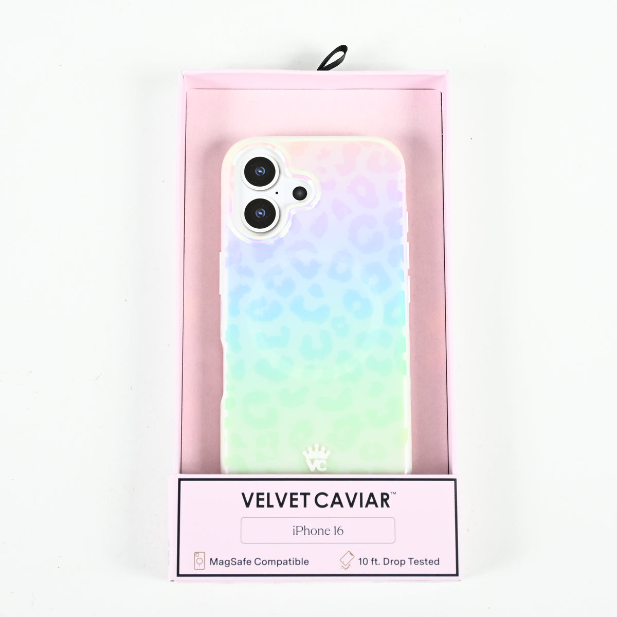 VELVET CAVIAR Apple iPhone 16 MagSafe Case - White Opal Leopard