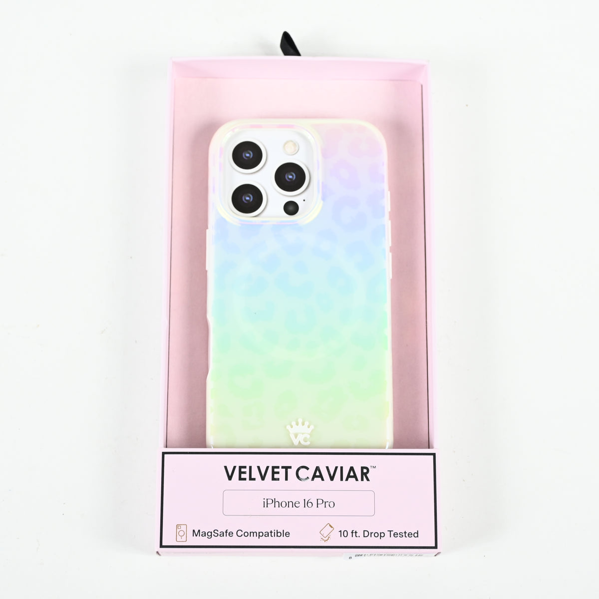 VELVET CAVIAR Apple iPhone 16 Pro MagSafe Case - White Opal Leopard