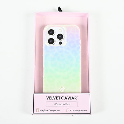 VELVET CAVIAR Apple iPhone 16 Pro MagSafe Case - White Opal Leopard