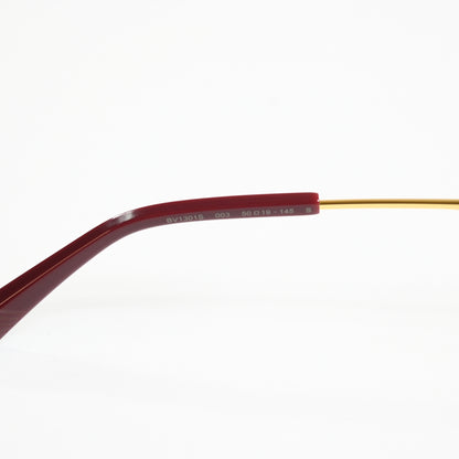 Bottega BV1301S 003 Unisex Authentic Sunglasses Gold/Brown, 50mm - New