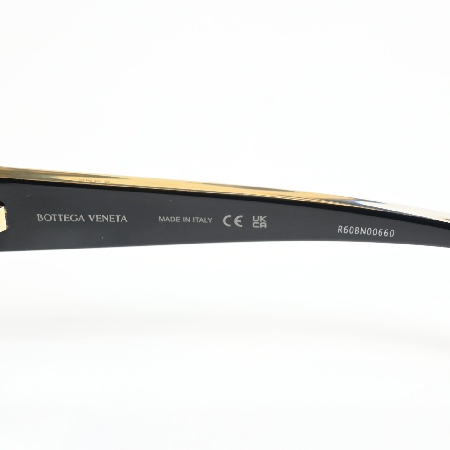 Bottega BV1279O 001 Womens Authentic Eyeglasses Black/Gold, 51mm - New