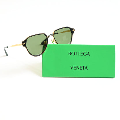 Bottega BV1271S 003 Mens Authentic Sunglasses Gold/Green, 63mm - New