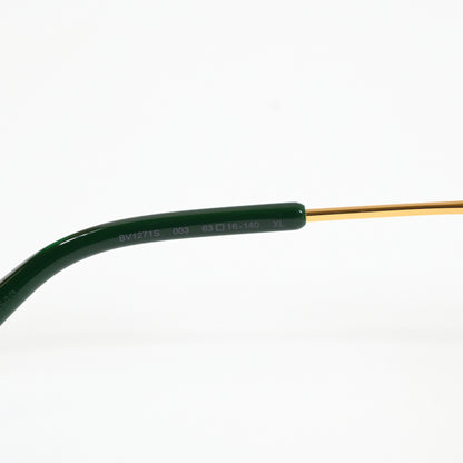 Bottega BV1271S 003 Mens Authentic Sunglasses Gold/Green, 63mm - New
