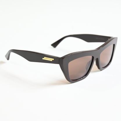 Bottega BV1121S 004 Mens Authentic Sunglasses Brown/Gold, 55mm - New