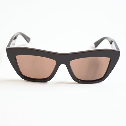Bottega BV1121S 004 Mens Authentic Sunglasses Brown/Gold, 55mm - New