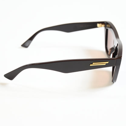 Bottega BV1121S 004 Mens Authentic Sunglasses Brown/Gold, 55mm - New