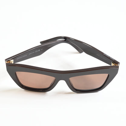 Bottega BV1121S 004 Mens Authentic Sunglasses Brown/Gold, 55mm - New