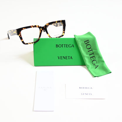 Bottega BV1153O 006 Womens Authentic Eyeglasses Havana/Gold, 51mm - New