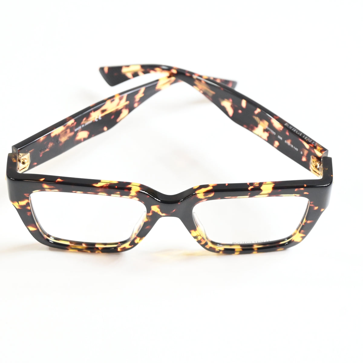 Bottega BV1153O 006 Womens Authentic Eyeglasses Havana/Gold, 51mm - New