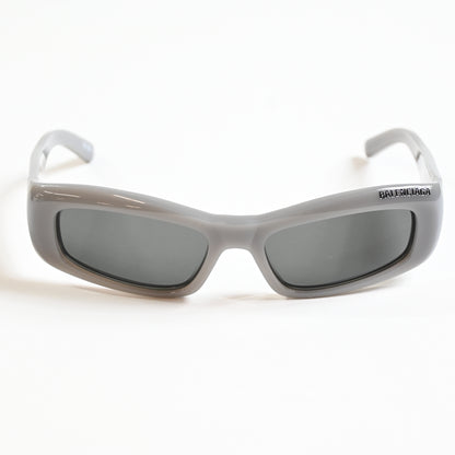Balenciaga BB0266S 003 Unisex Authentic Sunglasses Black/Gold, 57mm - New