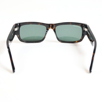 Balenciaga BB0261S 002 Mens Authentic Sunglasses Havana/Silver, 57mm - New