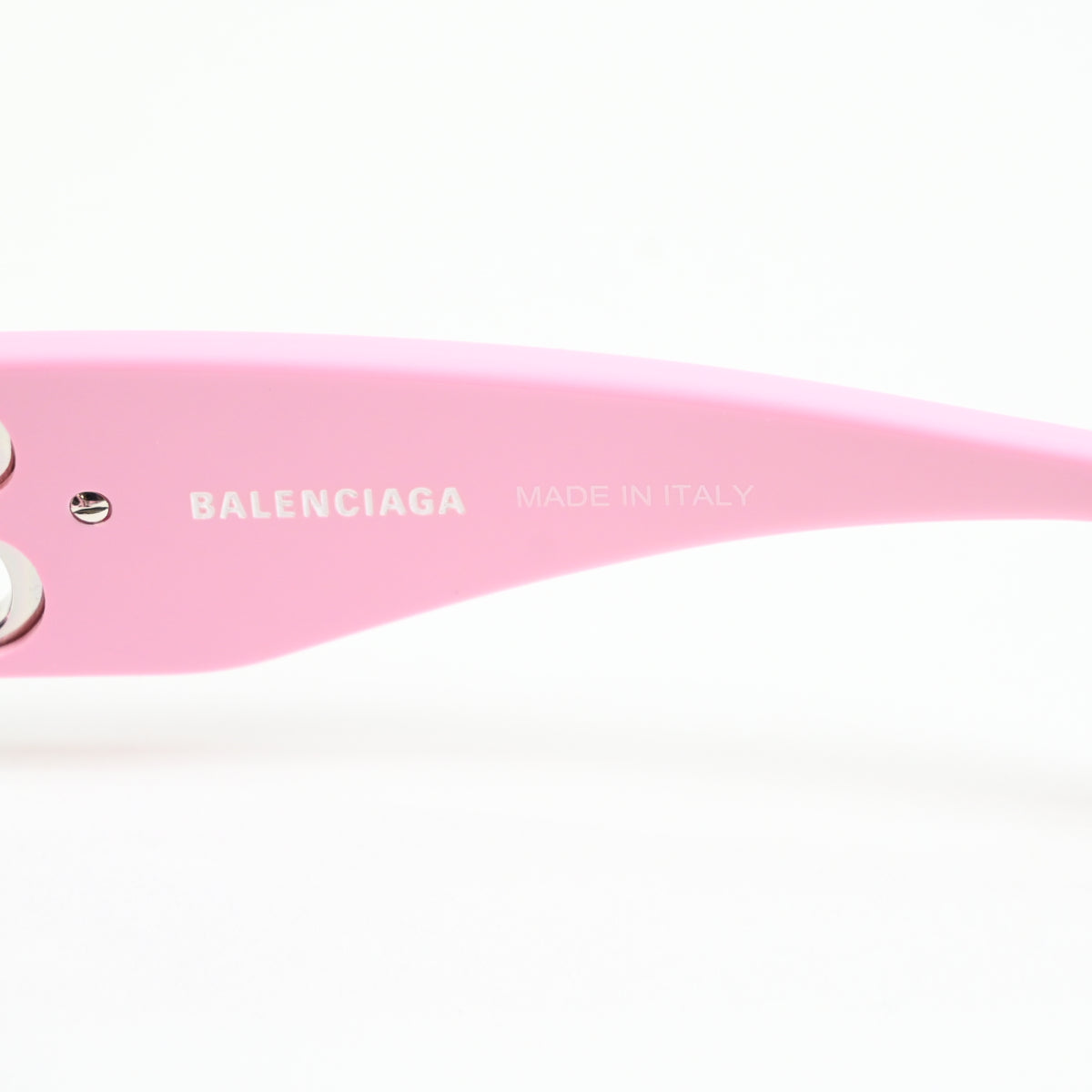 Balenciaga BB0096S 012 Womens Authentic Sunglasses Pink/Silver, 51mm - New