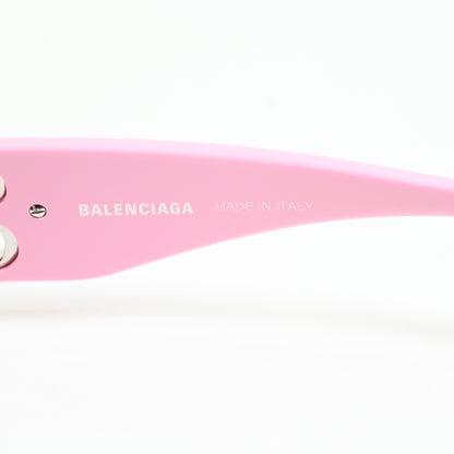 Balenciaga BB0096S 012 Womens Authentic Sunglasses Pink/Silver, 51mm - New