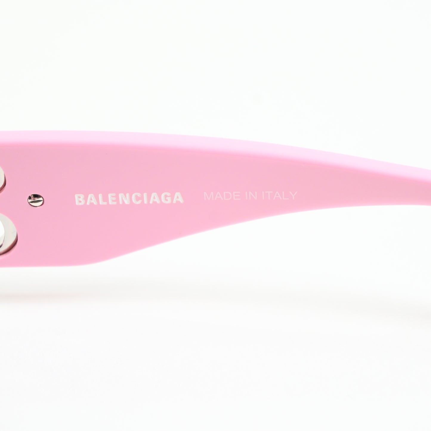 Balenciaga BB0096S 012 Womens Authentic Sunglasses Pink/Silver, 51mm - New