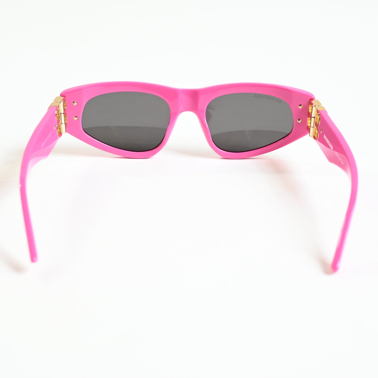 Balenciaga BB0095S 006 Womens Authentic Sunglasses Pink/Gold, 53mm - New