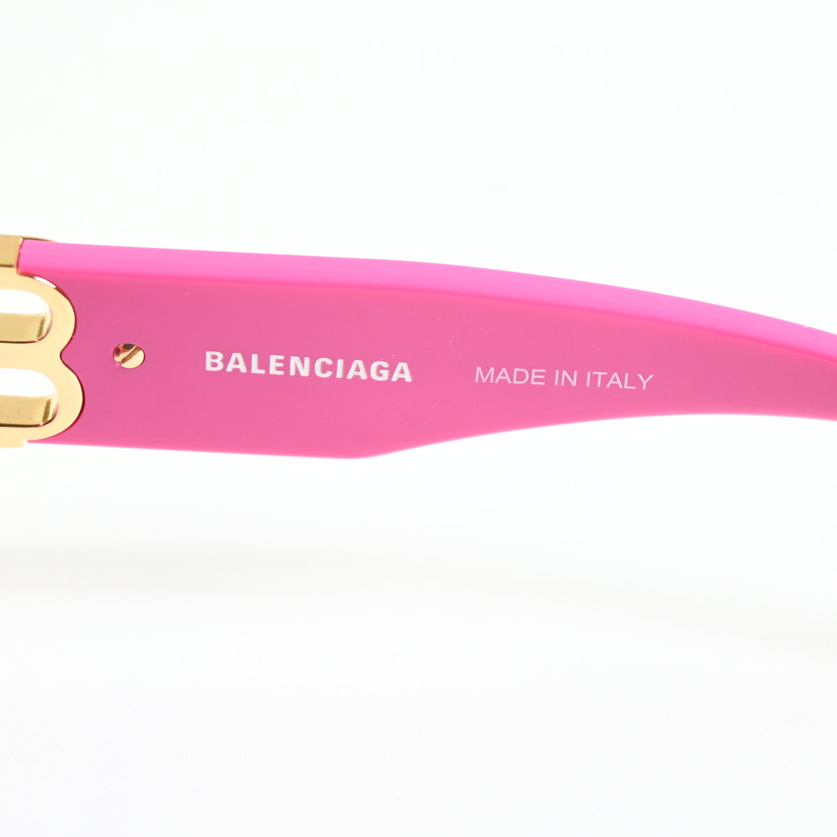Balenciaga BB0095S 006 Womens Authentic Sunglasses Pink/Gold, 53mm - New
