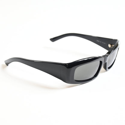 Balenciaga BB0266S 001 Unisex Authentic Sunglasses Black/Gray, 57mm - New