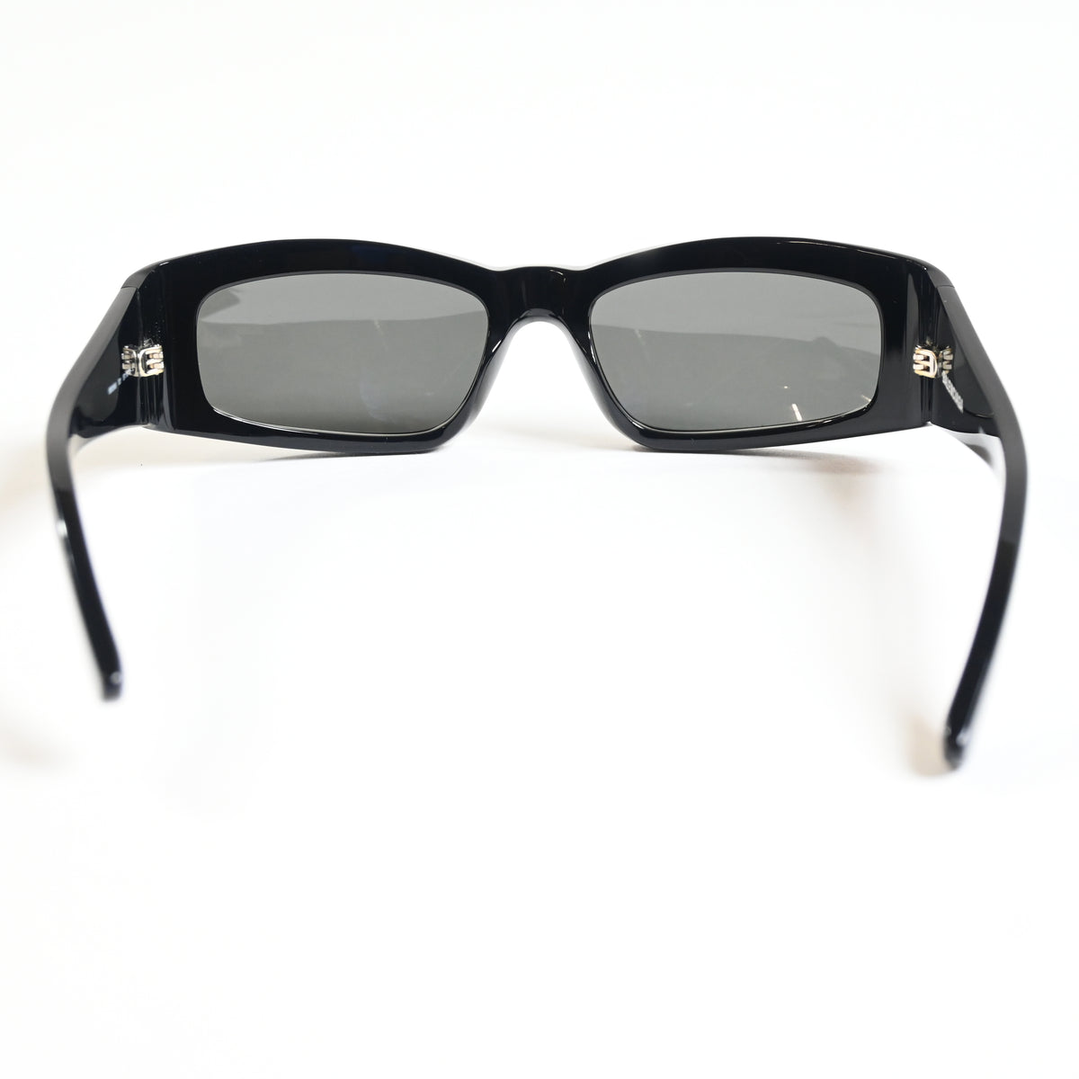 Balenciaga BB0266S 001 Unisex Authentic Sunglasses Black/Gray, 57mm - New