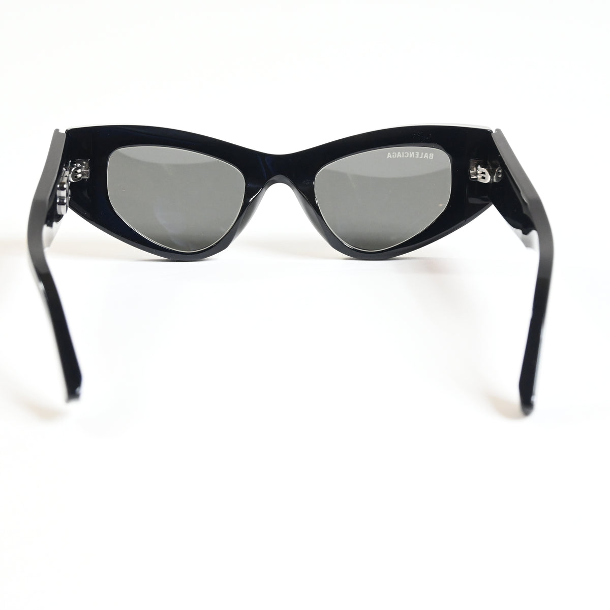 Balenciaga BB0243S 001 Womens Authentic Sunglasses Black/Gray, 48mm - New