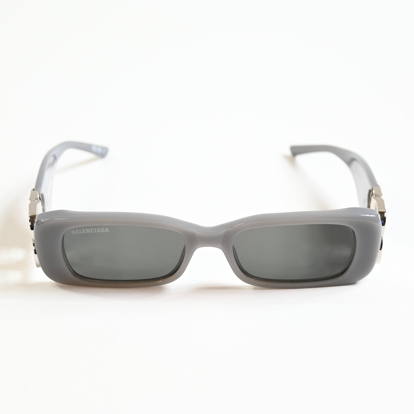 Balenciaga BB0096S 014 Womens Authentic Sunglasses Gray/Silver, 51mm - New