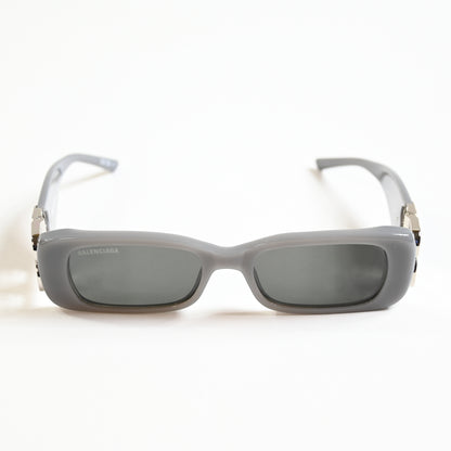 Balenciaga BB0096S 014 Womens Authentic Sunglasses Gray/Silver, 51mm - New