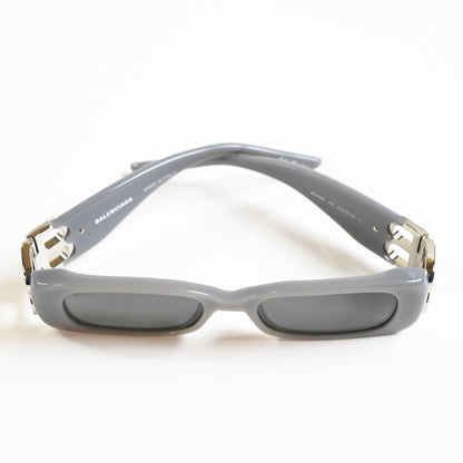 Balenciaga BB0096S 014 Womens Authentic Sunglasses Gray/Silver, 51mm - New