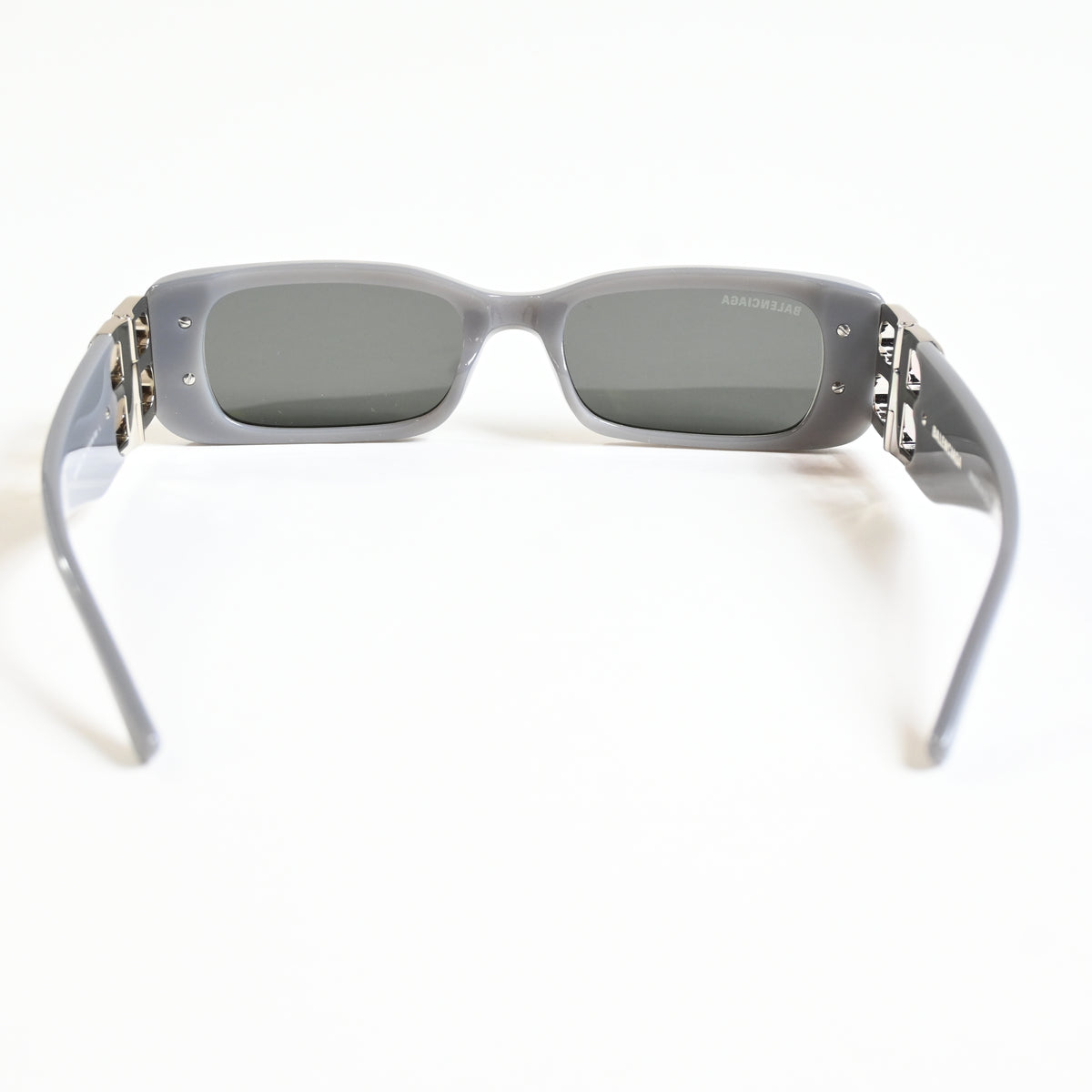 Balenciaga BB0096S 014 Womens Authentic Sunglasses Gray/Silver, 51mm - New