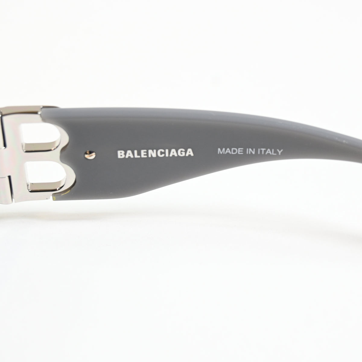 Balenciaga BB0096S 014 Womens Authentic Sunglasses Gray/Silver, 51mm - New