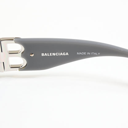 Balenciaga BB0096S 014 Womens Authentic Sunglasses Gray/Silver, 51mm - New
