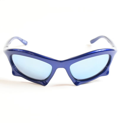 Balenciaga BB0229S 006 Mens Authentic Sunglasses Blue, 59mm - New
