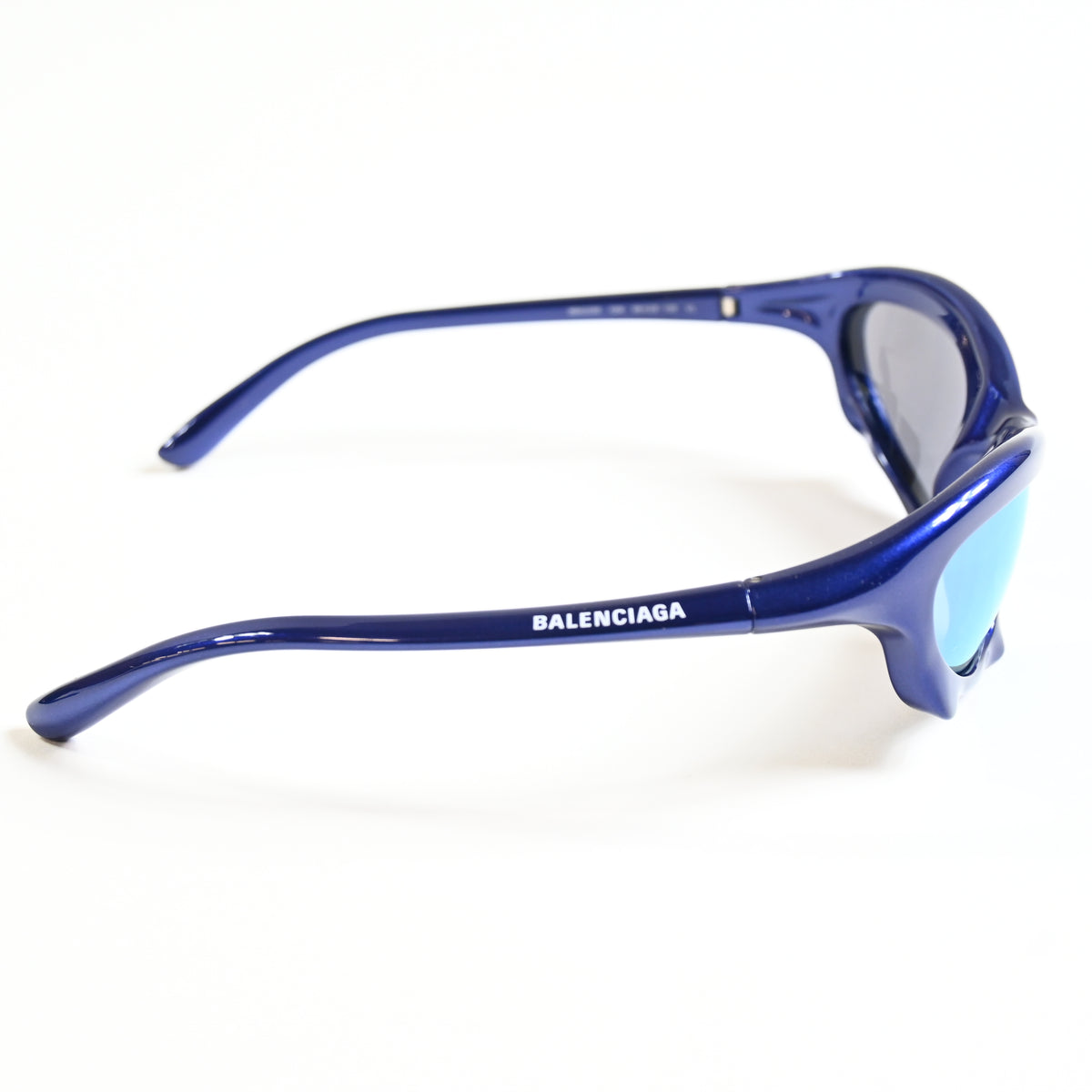 Balenciaga BB0229S 006 Mens Authentic Sunglasses Blue, 59mm - New
