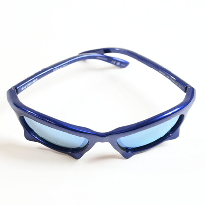 Balenciaga BB0229S 006 Mens Authentic Sunglasses Blue, 59mm - New