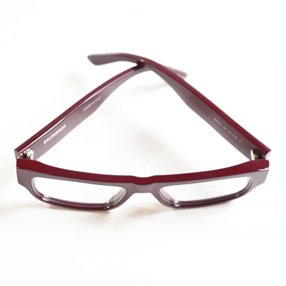 Balenciaga BB0304O 004 Mens Authentic Eyeglasses Burgundy, 53mm - New