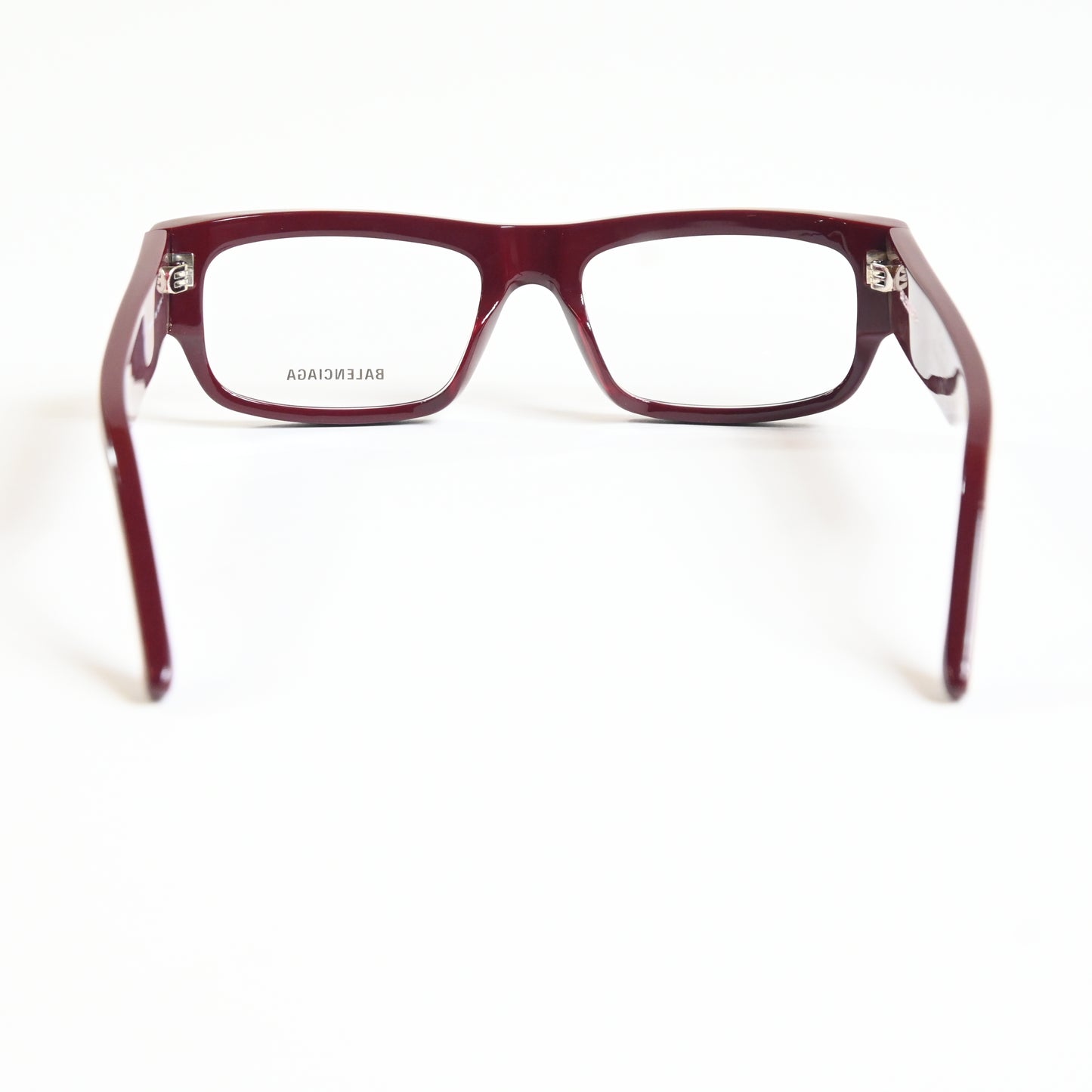 Balenciaga BB0304O 004 Mens Authentic Eyeglasses Burgundy, 53mm - New