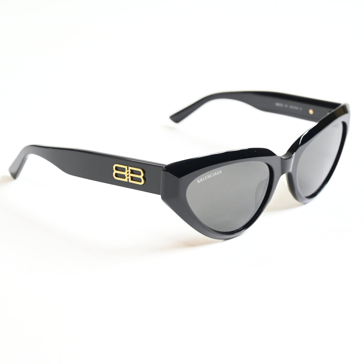 Balenciaga BB0270S 001 Womens Authentic Sunglasses Black/Gray, 56mm - New