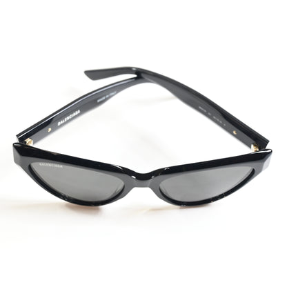 Balenciaga BB0270S 001 Womens Authentic Sunglasses Black/Gray, 56mm - New