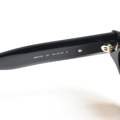 Balenciaga BB0270S 001 Womens Authentic Sunglasses Black/Gray, 56mm - New