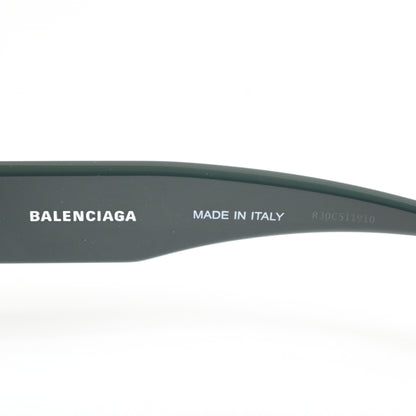 Balenciaga BB0311SK 004 Womens Authentic Sunglasses Dark Green/Silver, 53 - New