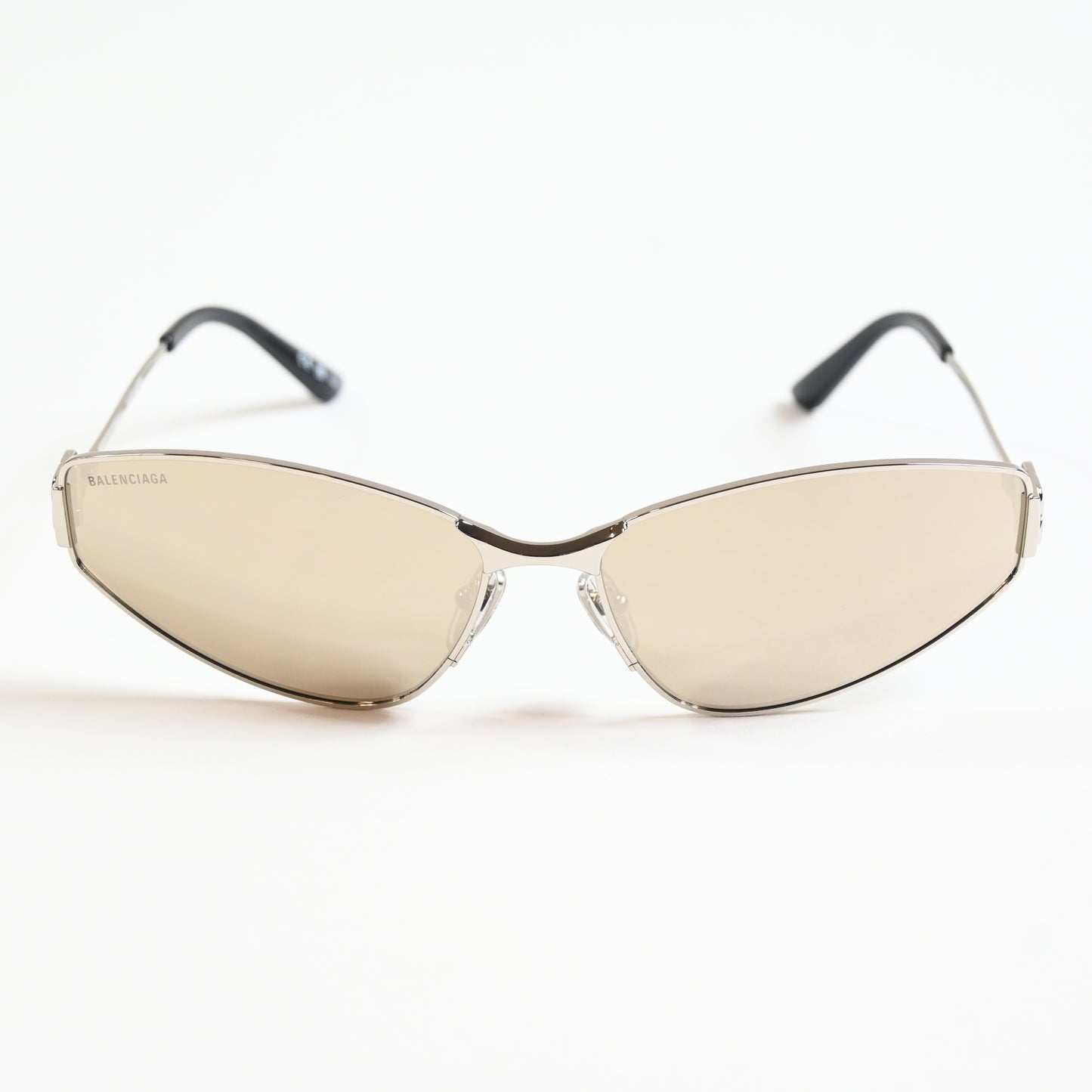 Balenciaga BB0335S 006 Womens Authentic Sunglasses Gray/Silver, 65mm - New