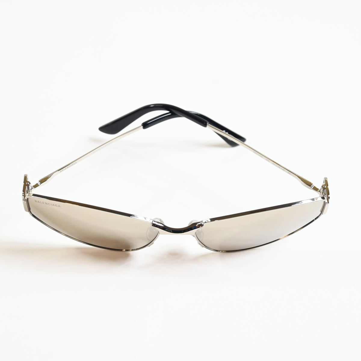 Balenciaga BB0335S 006 Womens Authentic Sunglasses Gray/Silver, 65mm - New