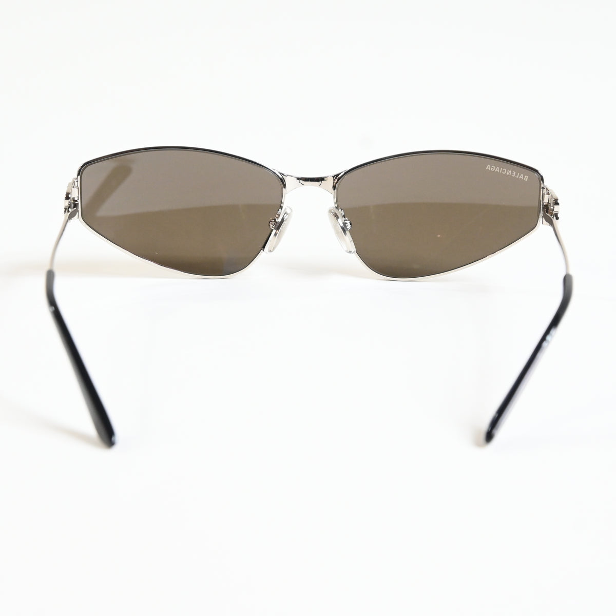 Balenciaga BB0335S 006 Womens Authentic Sunglasses Gray/Silver, 65mm - New