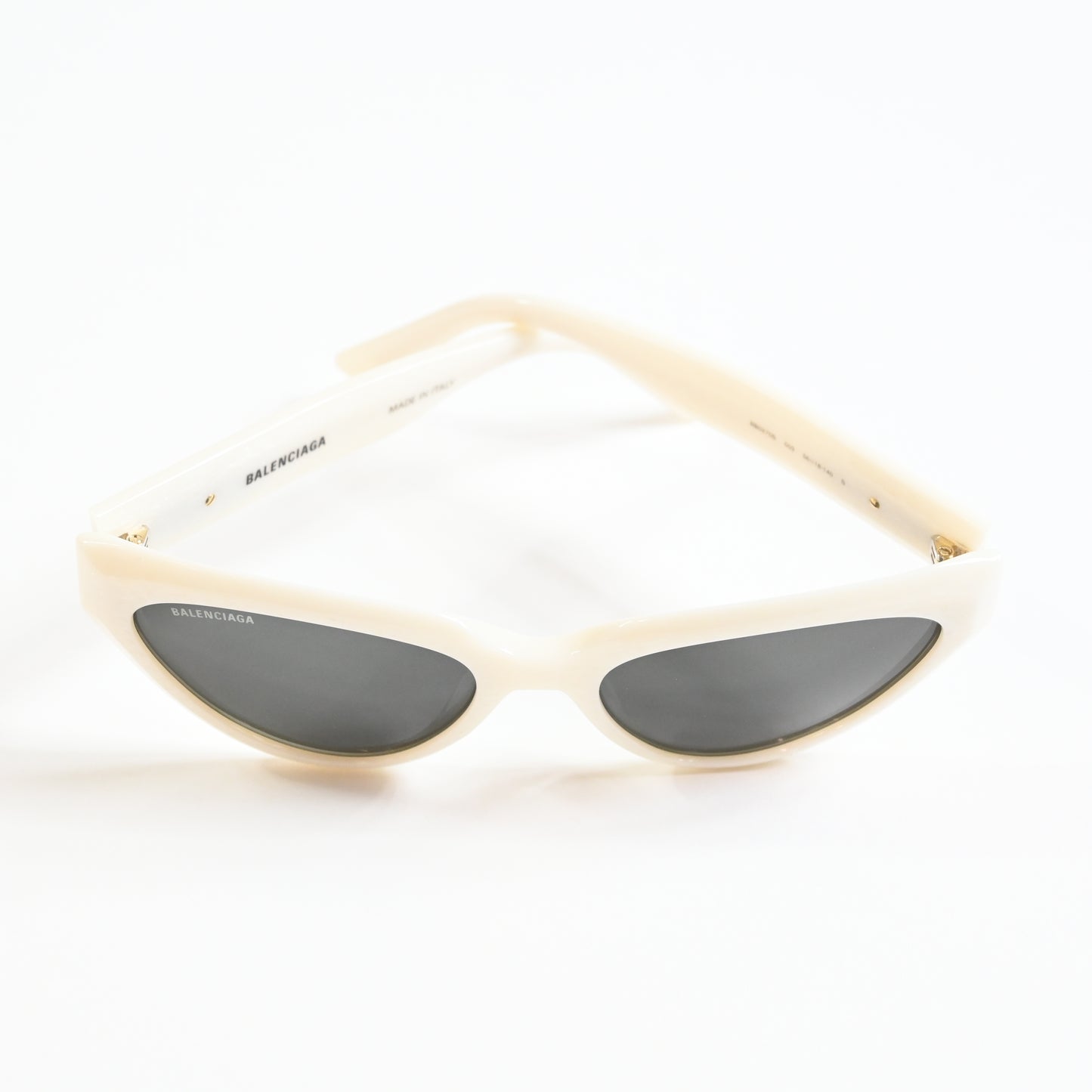 Balenciaga BB0270S 003 Womens Authentic Sunglasses White/Gray, 56mm - New