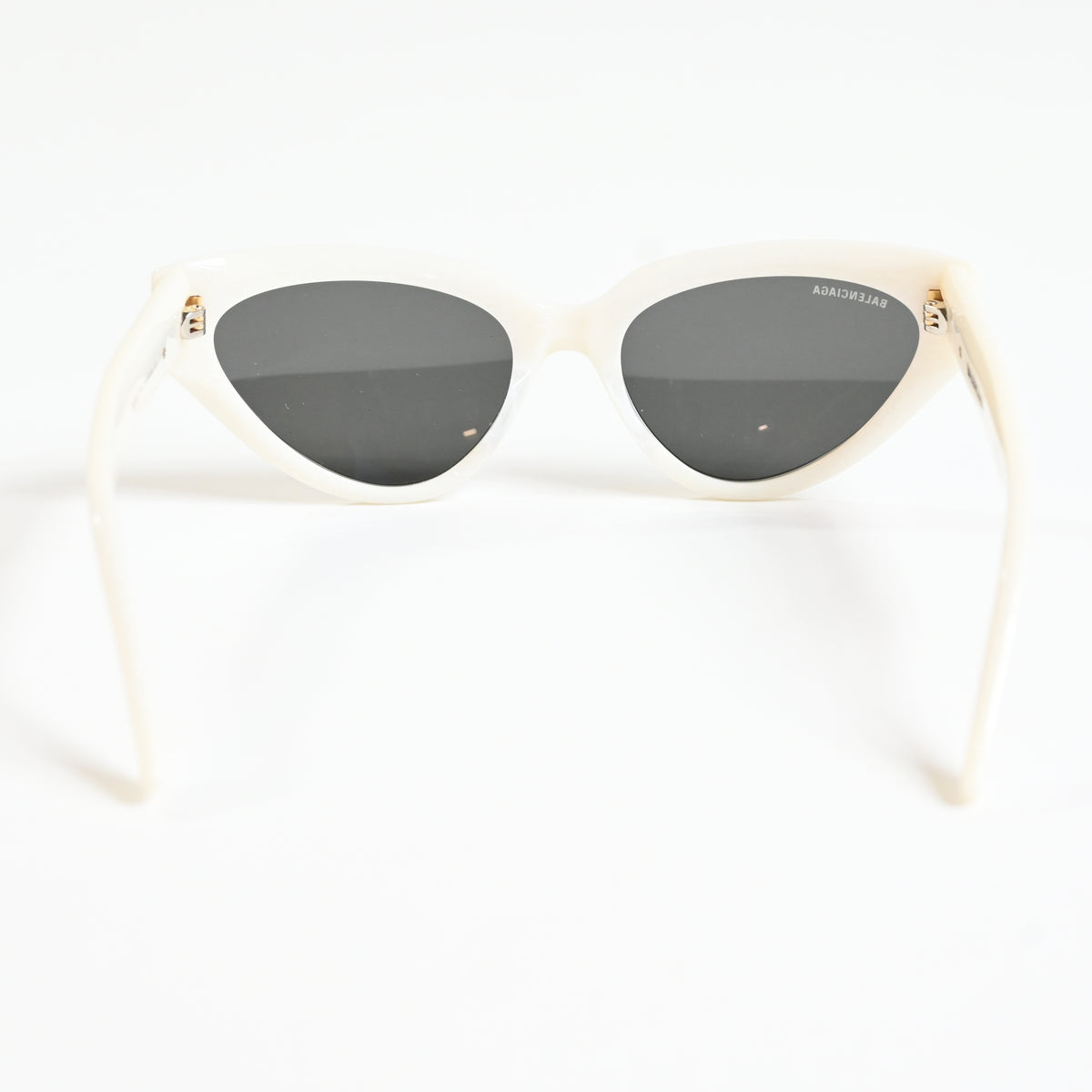 Balenciaga BB0270S 003 Womens Authentic Sunglasses White/Gray, 56mm - New