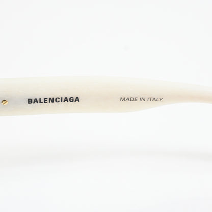 Balenciaga BB0270S 003 Womens Authentic Sunglasses White/Gray, 56mm - New