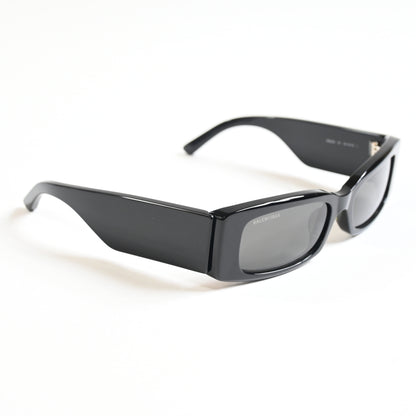 Balenciaga BB0260S 001 Womens Authentic Sunglasses Black/Gray, 56mm - New