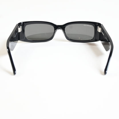 Balenciaga BB0260S 001 Womens Authentic Sunglasses Black/Gray, 56mm - New
