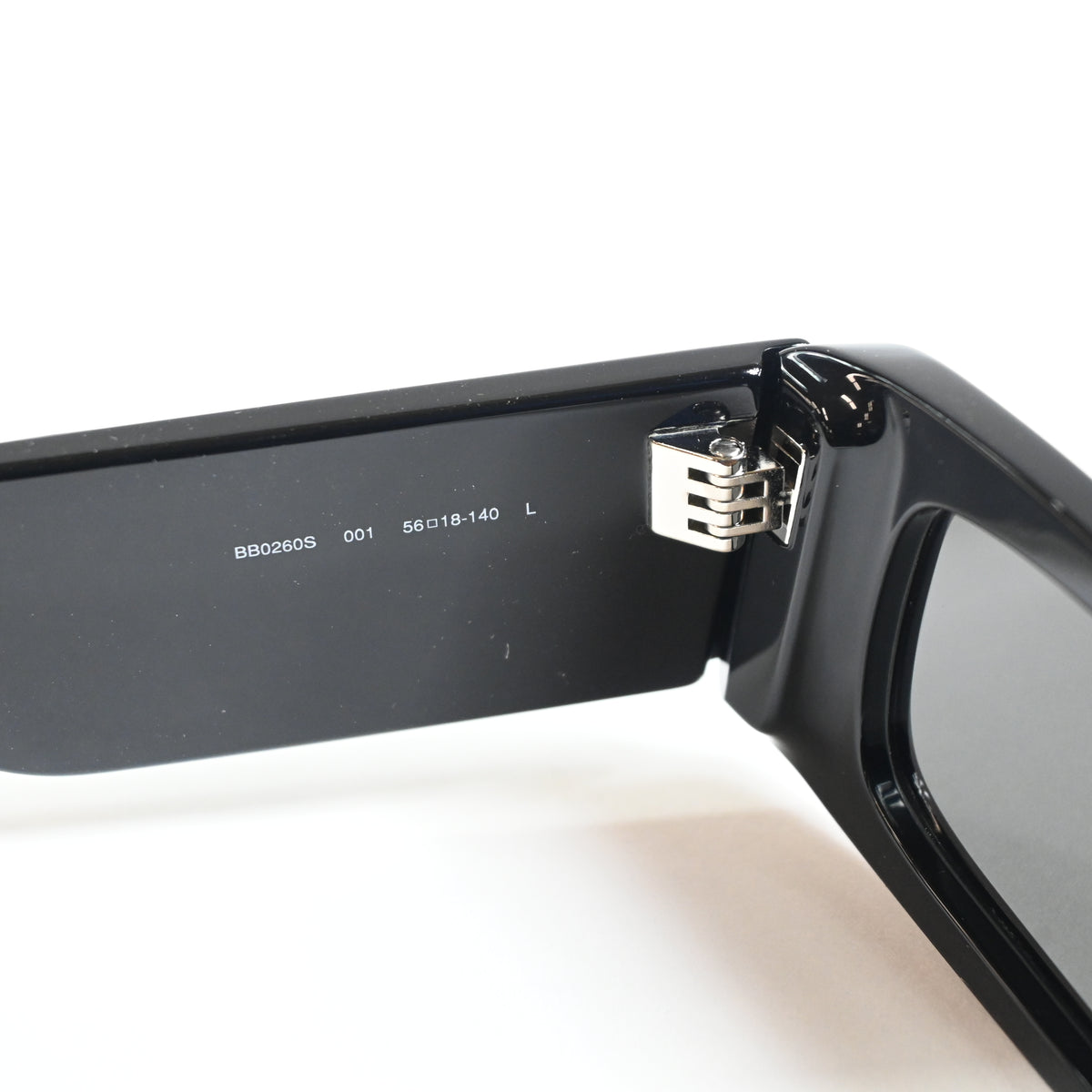 Balenciaga BB0260S 001 Womens Authentic Sunglasses Black/Gray, 56mm - New