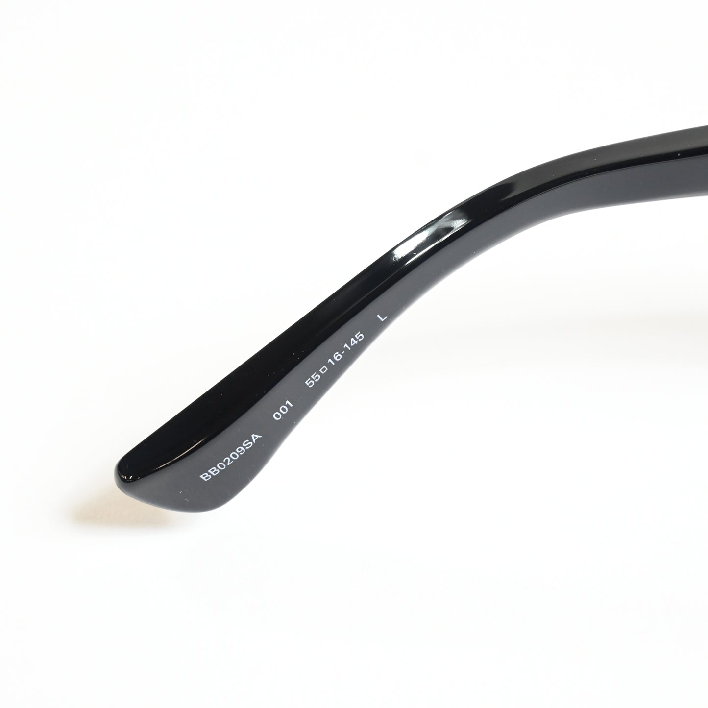 Balenciaga BB0209SA 001 Womens Authentic Sunglasses Black/Gray, 55mm - New